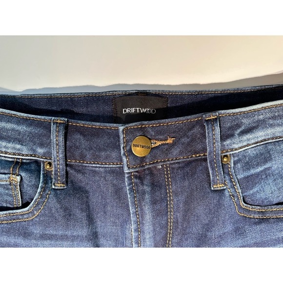 Driftwood Jackie High Rise Floral Embroidered Skinny Jeans - Picture 6 of 8